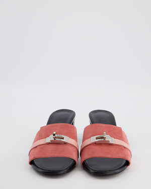Hermès Gigi 50 Sandals in Rose De Venise/Rose Jeva Size EU 39