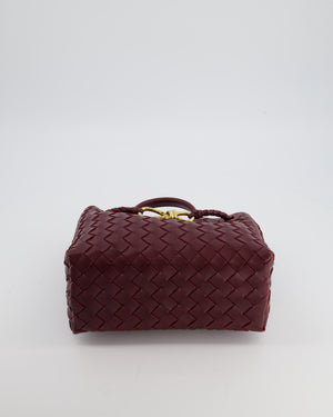 Bottega Veneta Small Andiamo Bag in Barolo Intrecciato Leather with Gold Hardware RRP £3,460