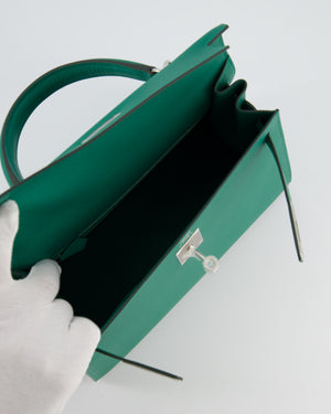 Hermès Kelly 28 Sellier Bag in Vert Vertigo Epsom Leather with Gold Hardware