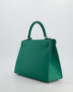 Hermès Kelly 28 Sellier Bag in Vert Vertigo Epsom Leather with Gold Hardware
