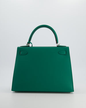 Hermès Kelly 28 Sellier Bag in Vert Vertigo Epsom Leather with Gold Hardware