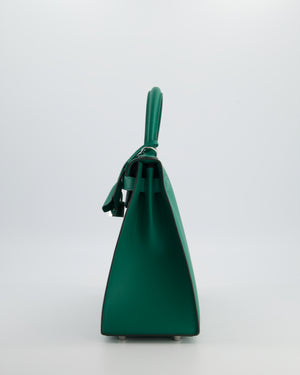 Hermès Kelly 28 Sellier Bag in Vert Vertigo Epsom Leather with Gold Hardware