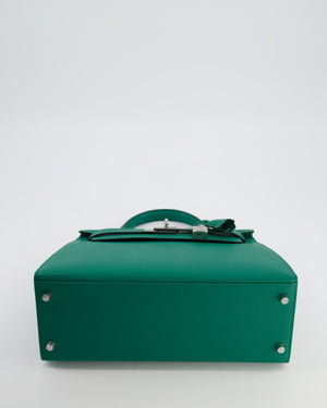 Hermès Kelly 28 Sellier Bag in Vert Vertigo Epsom Leather with Gold Hardware