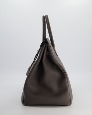 Hermès Birkin 35 Retourne Bag in Gris Etain Togo Leather with Palladium Hardware