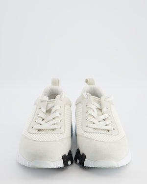 Hermès White Trainers with H Logo Sole Details Size EU 41 RRP £780