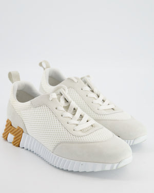 Hermès White Trainers with H Logo Sole Details Size EU 41 RRP £780