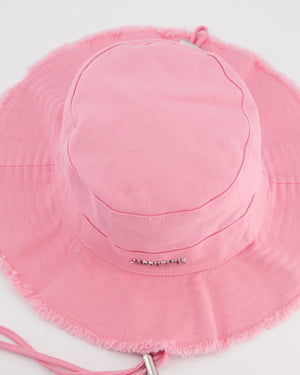 Jacquemus Pink Le Bob Artichaut Bucket Hat with Adjustable Drawstring