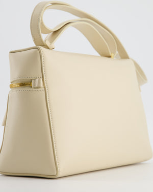 Loro Piana Extra Pocket L27 Bag in Beige Leather with Gold Hardware