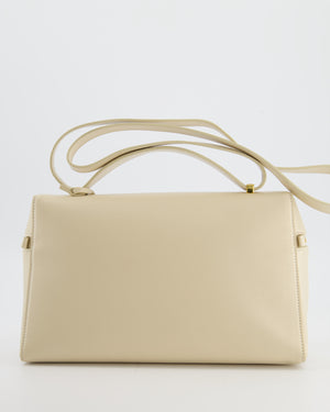 Loro Piana Extra Pocket L27 Bag in Beige Leather with Gold Hardware