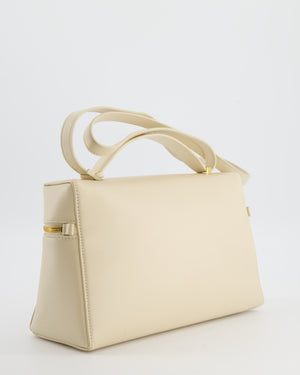 Loro Piana Extra Pocket L27 Bag in Beige Leather with Gold Hardware