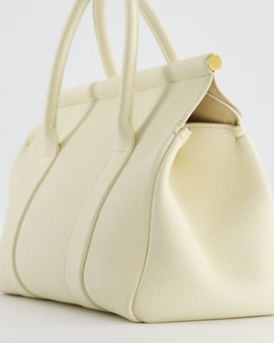 Loro Piana Cream Leather Loom Bag L25 with Gold Hardware RRP £3,585