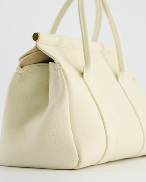 Loro Piana Cream Leather Loom Bag L25 with Gold Hardware RRP £3,585