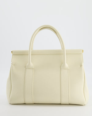 Loro Piana Cream Leather Loom Bag L25 with Gold Hardware RRP £3,585
