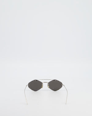 Christian Dior Black DIORINCLUSION Sunglasses with Silver Hardware