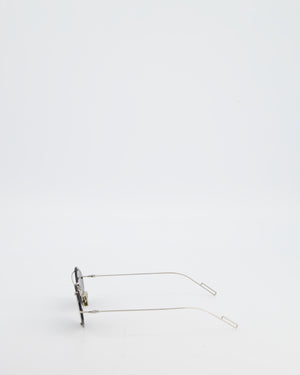 Christian Dior Black DIORINCLUSION Sunglasses with Silver Hardware