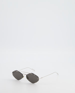 Christian Dior Black DIORINCLUSION Sunglasses with Silver Hardware