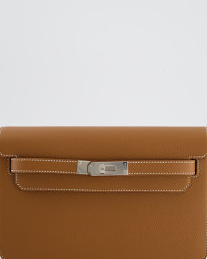 *RARE* Hermès Kelly Depeches 25 Bag in Gold Togo Leather with Palladium Hardware