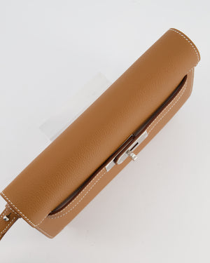 *RARE* Hermès Kelly Depeches 25 Bag in Gold Togo Leather with Palladium Hardware