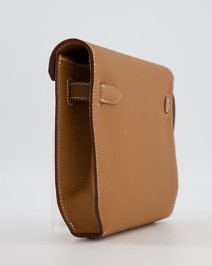 *RARE* Hermès Kelly Depeches 25 Bag in Gold Togo Leather with Palladium Hardware