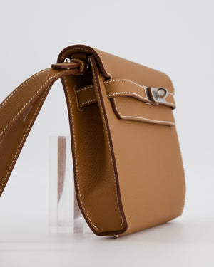 *RARE* Hermès Kelly Depeches 25 Bag in Gold Togo Leather with Palladium Hardware