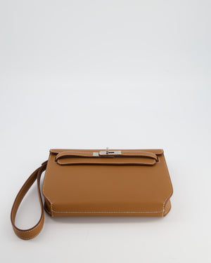 *RARE* Hermès Kelly Depeches 25 Bag in Gold Togo Leather with Palladium Hardware