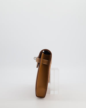 *RARE* Hermès Kelly Depeches 25 Bag in Gold Togo Leather with Palladium Hardware