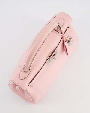 Hermès Kelly 25 Retourne Bag in Rose Sakura Swift Leather with Palladium Hardware