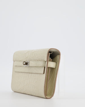 Hermès Kelly To Go Bag in Beton Alligator Mississippiensis Leather with Palladium Hardware