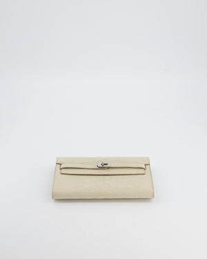 Hermès Kelly To Go Bag in Beton Alligator Mississippiensis Leather with Palladium Hardware