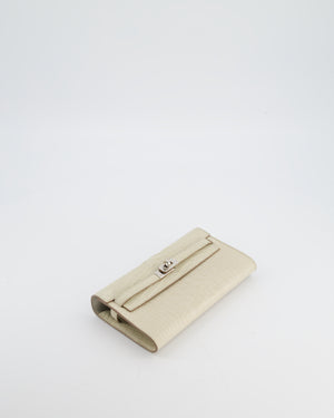 Hermès Kelly To Go Bag in Beton Alligator Mississippiensis Leather with Palladium Hardware