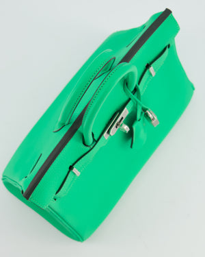 Hermès Birkin 25 Retourne Bag in Vert Comics Togo Leather with Palladium Hardware