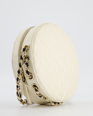 *RARE & FIRE PRICE* Chanel La Pausa Coco Lifesaver Bag in Black and White with Champagne Gold Hardware