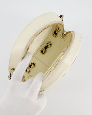 *RARE & FIRE PRICE* Chanel La Pausa Coco Lifesaver Bag in Black and White with Champagne Gold Hardware