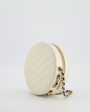 *RARE & FIRE PRICE* Chanel La Pausa Coco Lifesaver Bag in Black and White with Champagne Gold Hardware