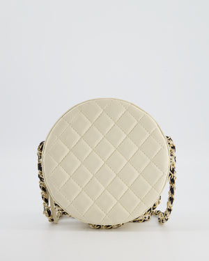 *RARE & FIRE PRICE* Chanel La Pausa Coco Lifesaver Bag in Black and White with Champagne Gold Hardware