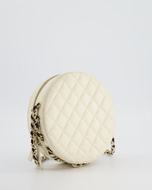*RARE & FIRE PRICE* Chanel La Pausa Coco Lifesaver Bag in Black and White with Champagne Gold Hardware