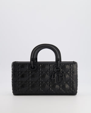 Christian Dior Black Ultramatte Diamond Cannage Motif Medium Lady D-Joy Bag RRP £4,250