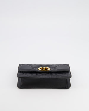 Christian Dior Black Lambskin Caro on Chain Bag with Gold Hardware RRP £1,800