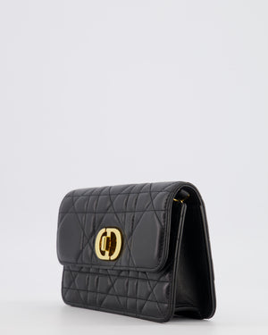 Christian Dior Black Lambskin Caro on Chain Bag with Gold Hardware RRP £1,800