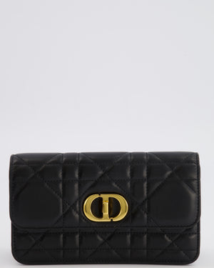 Christian Dior Black Lambskin Caro on Chain Bag with Gold Hardware RRP £1,800