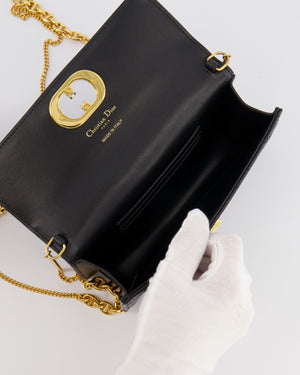 Christian Dior Black Lambskin Caro on Chain Bag with Gold Hardware RRP £1,800