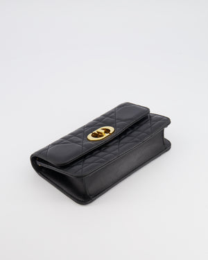 Christian Dior Black Lambskin Caro on Chain Bag with Gold Hardware RRP £1,800