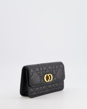 Christian Dior Black Lambskin Caro on Chain Bag with Gold Hardware RRP £1,800