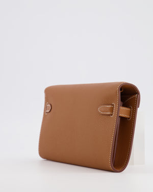 Hermès Kelly To Go Bag in Gold Epsom Leather with Palladium Hardware