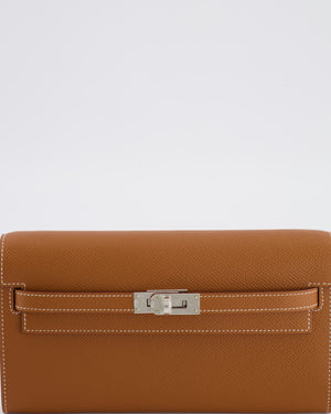 Hermès Kelly To Go Bag in Gold Epsom Leather with Palladium Hardware