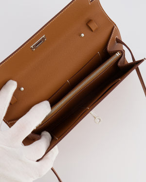 Hermès Kelly To Go Bag in Gold Epsom Leather with Palladium Hardware