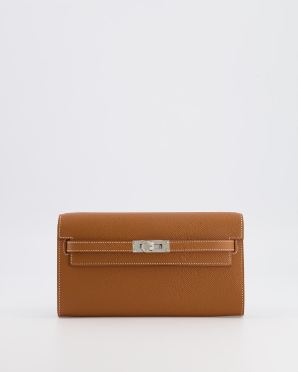 Hermès Kelly To Go Bag in Gold Epsom Leather with Palladium Hardware