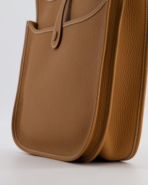 Hermès Evelyne III 29 Bag in Gold Taurillon Clemence Leather with Gold Hardware