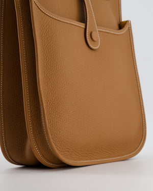 Hermès Evelyne III 29 Bag in Gold Taurillon Clemence Leather with Gold Hardware