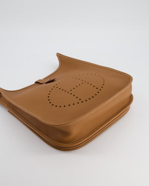 Hermès Evelyne III 29 Bag in Gold Taurillon Clemence Leather with Gold Hardware